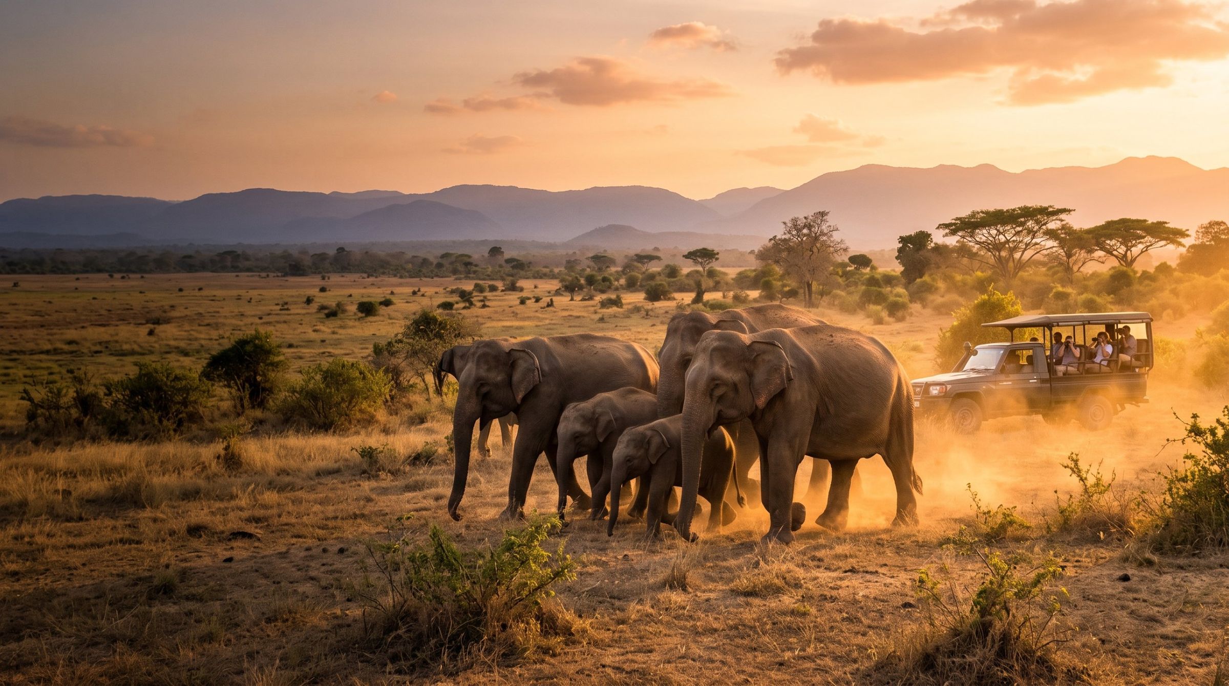 Wildlife safari tour in Yala and Udawalawe National Parks Sri Lanka